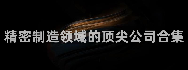 彩神ix可靠吗：精密制造领域的顶尖公司合集