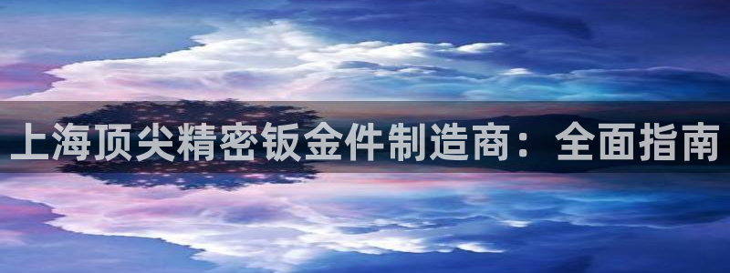 彩神赢了钱登录不上去：上海顶尖精密钣金件制造商：全面指南