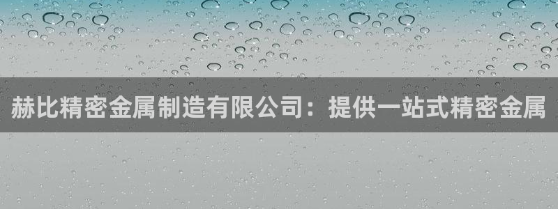 彩神viii官网：赫比精密金属制造有限公司：提供一站式精密金属