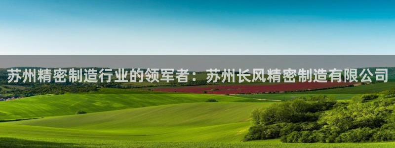 彩神v8app：苏州精密制造行业的领军者：苏州长风精密制造有限公司